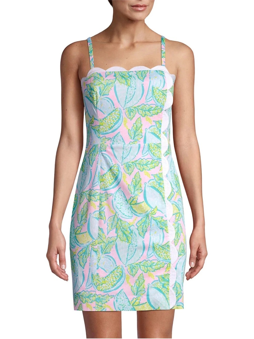 Lilly Pulitzer Mercede Stretch Dress 00 Urchin Pink Vitamin Sea Scallop NWT $178